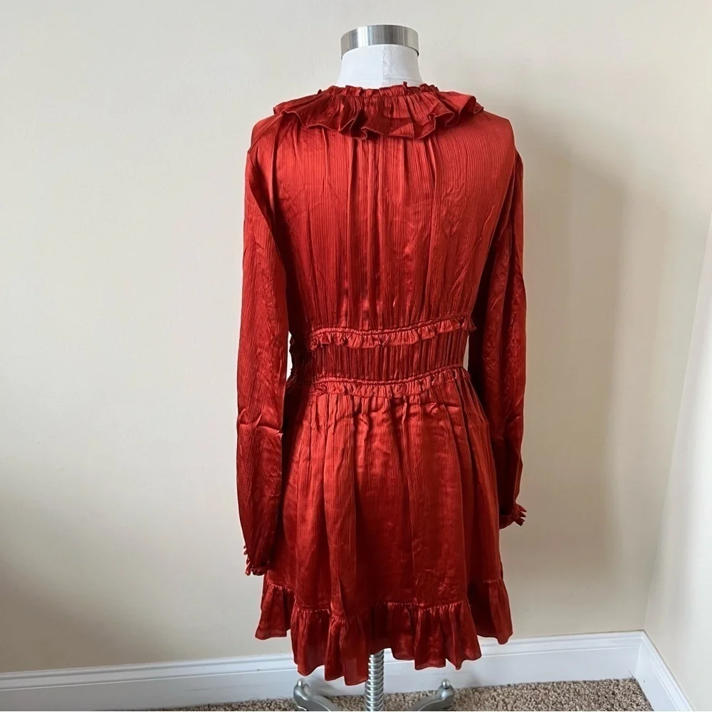 Ulla Johnson Callista silk ruffle dress 17493